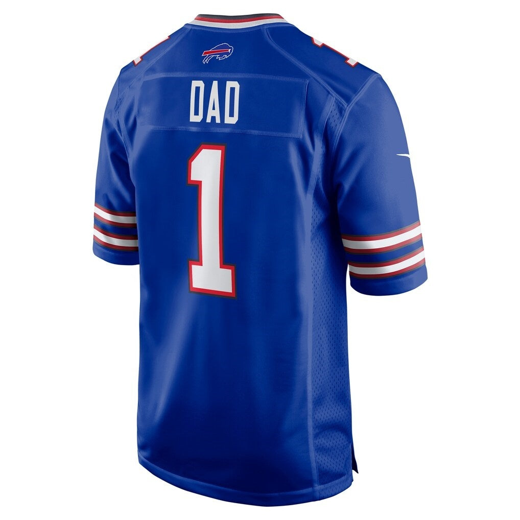 B.Bills Number #1 Dad Royal Jermy Game Jersey