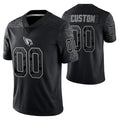 Custom A.Cardinals ACTIVE PLAYER Black Jermy Reflective Limited Stitched Jersey