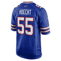 B.Bills #55 Michael Hoecht Royal Jermy Team Game Jersey