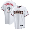 Arizona Diamondbacks #2 Geraldo Perdomo Player White Jermy USA 250 Fourth of July Home Game Stitched Jerseys