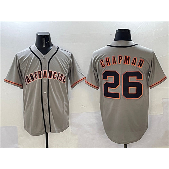 San Francisco Giants #26 Matt Chapman Gray Jermy  Cool Base Stitched Jersey 2