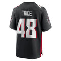 A.Falcons #48 Bralen Trice Black Jermy Team Game Jersey