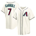 Arizona Diamondbacks #7 Corbin Carroll Cream Jermy Home Replica Jersey
