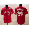 Toronto Blue Jays #39 Trey Yesavage Red Jermy 2025 World Series Cool Base Stitched Jersey