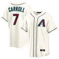 Arizona Diamondbacks #7 Corbin Carroll Player Cream Jermy Home Game Stitched Jerseys