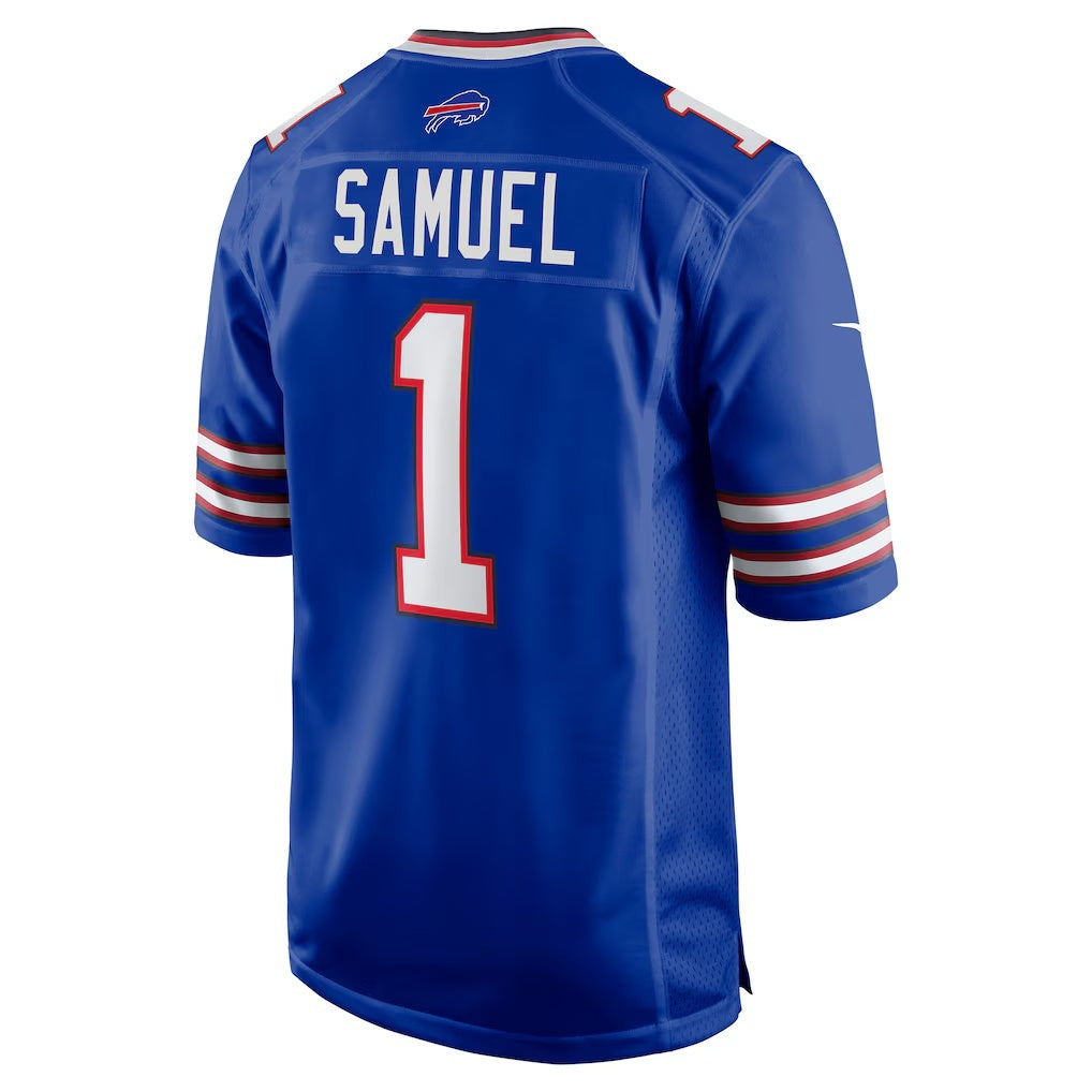 B.Bills #1 Curtis Samuel Royal Jermy Game Jersey
