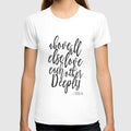 Printscripture Artlove Crew Neck Short Sleeve Summer T-Shirts