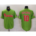 Philadelphia Phillies #10 JT Realmuto Green Jermy With Patch Stitched Cool Base Jersey