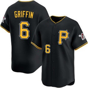Pittsburgh Pirates #6 Konnor Griffin Black Jermy Alt Limited Jersey
