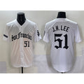 San Francisco Giants #51 Jung Hoo Lee White Jermy 'Gothic Fog Edition' Vapor Premier Limited Stitched Jersey