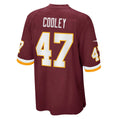 W.Football Team #47 Chris Cooley Retired Player Jersey - Burgundy Jermy