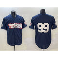 New York Yankees #99 Aaron Judge Navy Jermy Bronx Graffiti Vapor Limited Stitched Jersey