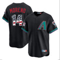 Arizona Diamondbacks #14 Gabriel Moreno Player Black Jermy USA 250 Fourth of July Home Game Stitched Jerseys