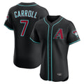 Arizona Diamondbacks #7 Corbin Carroll Player Black Jermy Limited Elite Home Game Stitched Jerseys