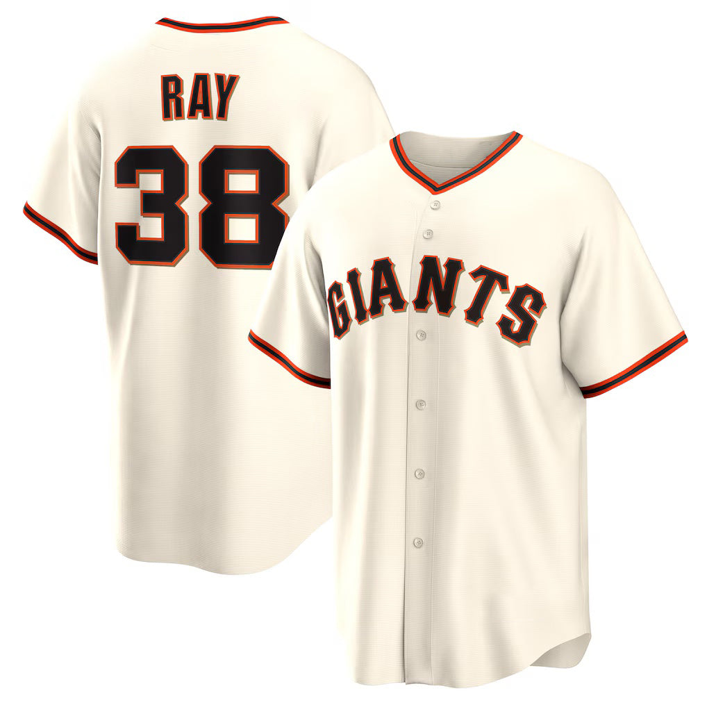 San Francisco Giants #38 Robbie Ray Cream Jermy Home Replica Jersey