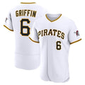 Pittsburgh Pirates #6 Konnor Griffin White Jermy Home Authentic Jersey