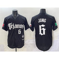 Texas Rangers #6 Josh Jung Black Jermy Mexico 2025 Vapor Premier Limited Stitched Jersey