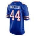 B.Bills #44 Joe Andreessen Royal Jermy Game Jersey