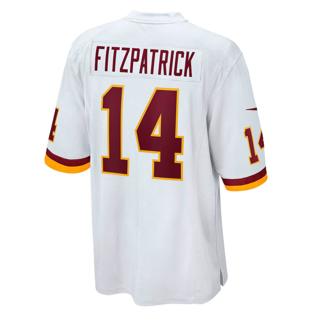 W.Football Team #14 Ryan Fitzpatrick White Jermy Game Jersey