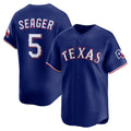 Texas Rangers #5 Corey Seager Royal Jermy Alternate 2 Limited Jersey