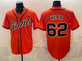 San Francisco Giants #62 Logan Webb Orange Jermy Cool Base Stitched Jersey