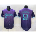 Arizona Diamondbacks #51 Randy Johnson Purple Jermy 2025 City Connect Limited Stitched Jersey