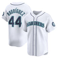 Seattle Mariners #44 Julio Rodr¨ªguez White Jermy Home Limited Player Jersey