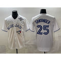 Toronto Blue Jays #25 Anthony Santander White Jermy 2025 World Series Home Cool Base Stitched Jersey