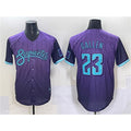 Arizona Diamondbacks #23 Zac Gallen Purple Jermy 2025 City Connect Limited Stitched Jersey