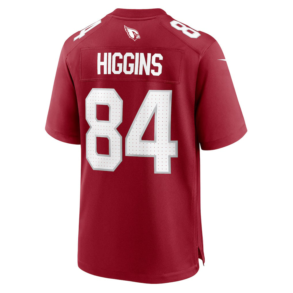 A.Cardinals #84 Elijah Higgins Cardinal Jermy Team Game Jersey