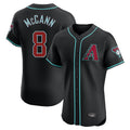 Arizona Diamondbacks #8 James McCann Player Black Jermy Limited Elite Home Game Stitched Jerseys