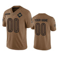 Custom W.Commanders Active Player 2023 Brown Jermy Salute To Setvice Limited Stitched Jersey