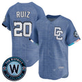Washington Nationals #20 Keibert Ruiz Blue Jermy 2025 City Connect Limited Stitched Jersey