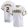 San Diego Padres #2 Xander Bogaerts White Jermy Home Limited Player Jersey