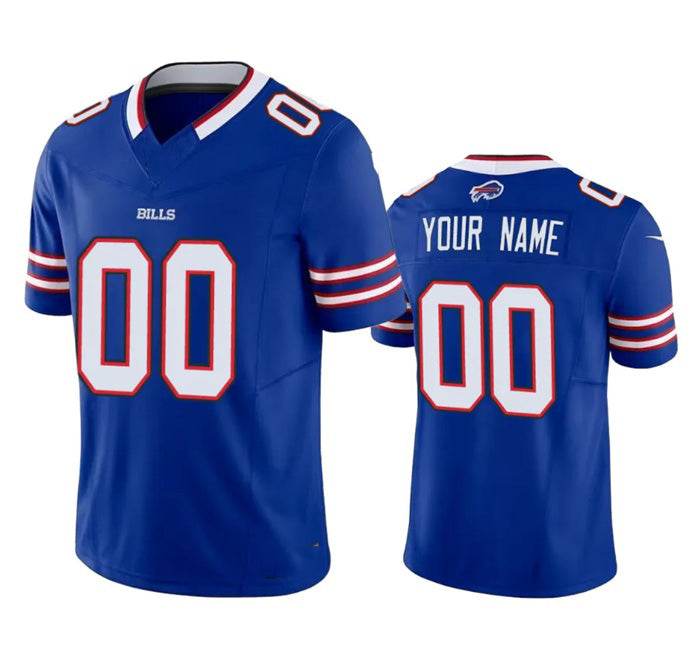 Custom B.Bills Active Player Blue Jermy 2023 F.U.S.E. Vapor Untouchable Limited Stitched Jersey