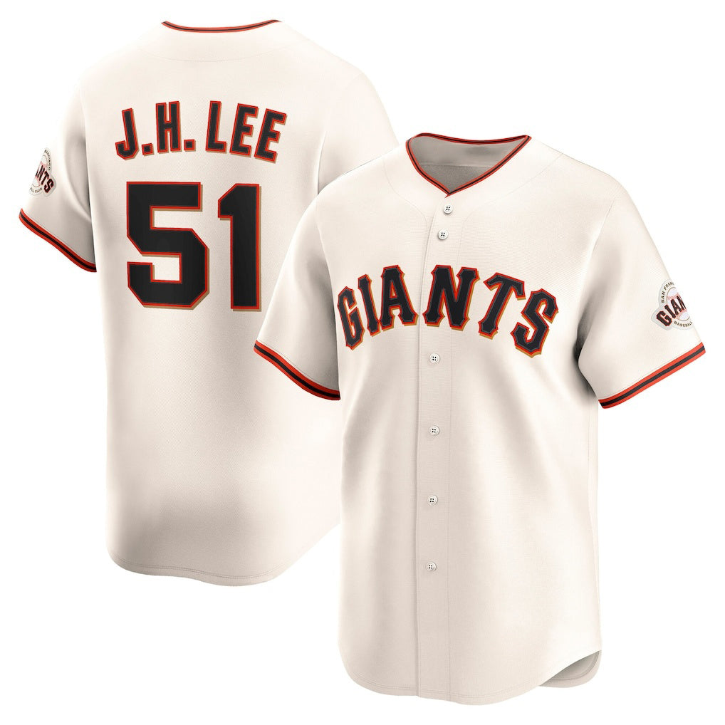 San Francisco Giants #51 Jung Hoo Lee Cream Jermy Home Limited Player Jersey