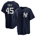 New York Yankees #45 Gerrit Cole Navy Jermy Alternate Replica Player Name Jersey