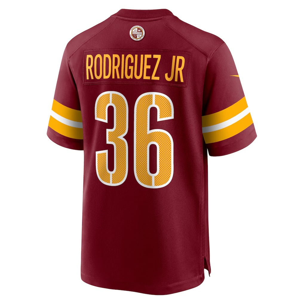 W.Commanders #36 Chris Rodriguez Jr. Burgundy Jermy Team Game Jersey