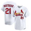 St. Louis Cardinals #21 Lars Nootbaar White Jermy Home Limited Player Jersey