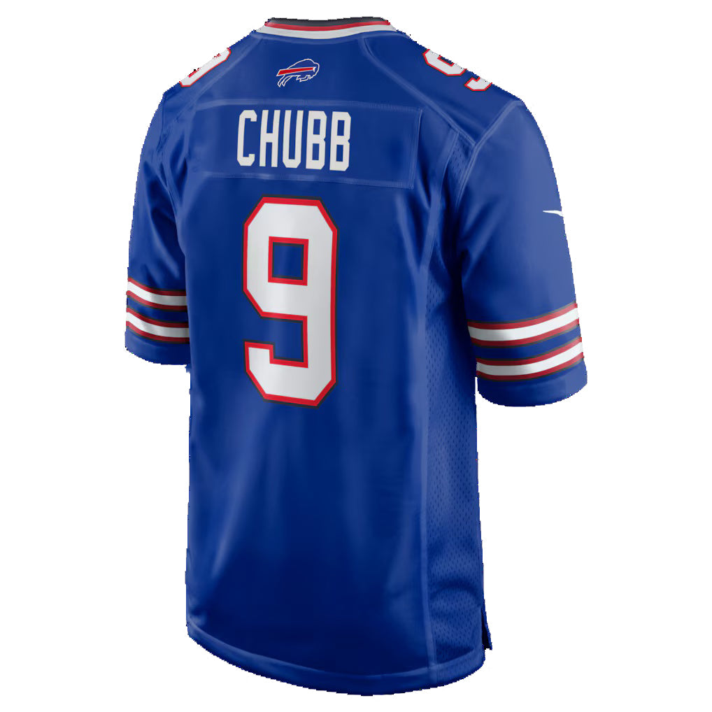 B.Bills #9 Bradley Chubb Royal Jermy Team Game Jersey