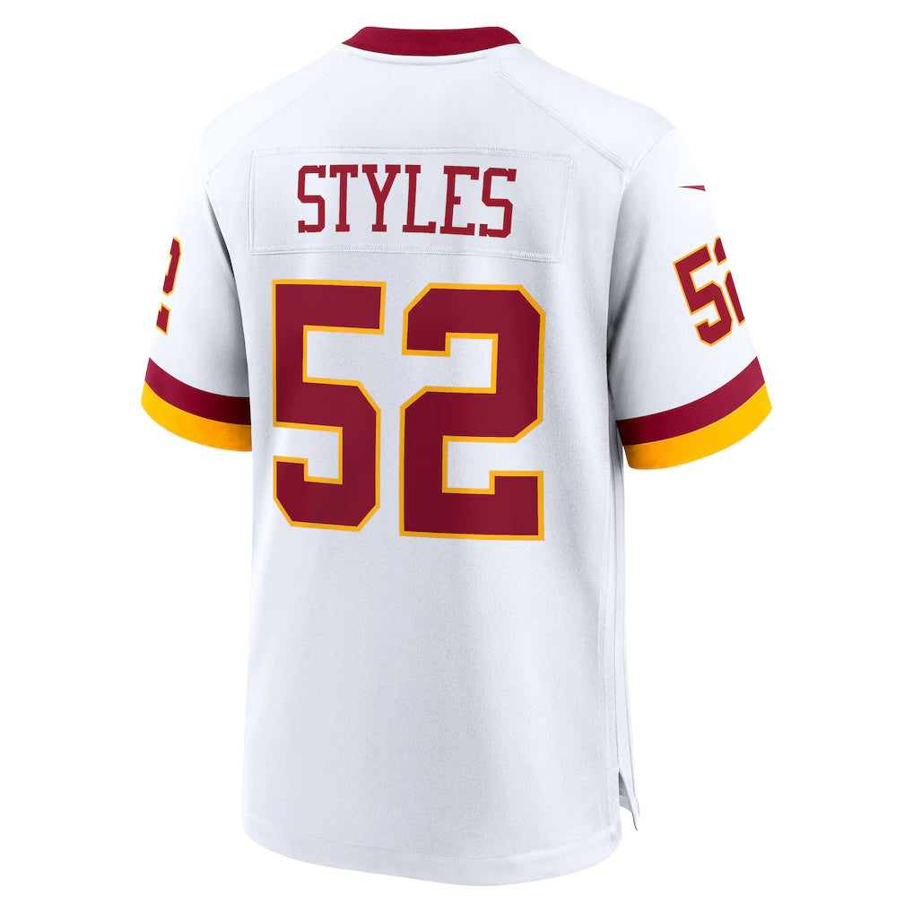 W.Commanders #52 Sonny Styles White Jermy Game Super Bowl Era Jersey