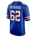 B.Bills #62 Sedrick Van Pran-Granger Royal Jermy Game Jersey