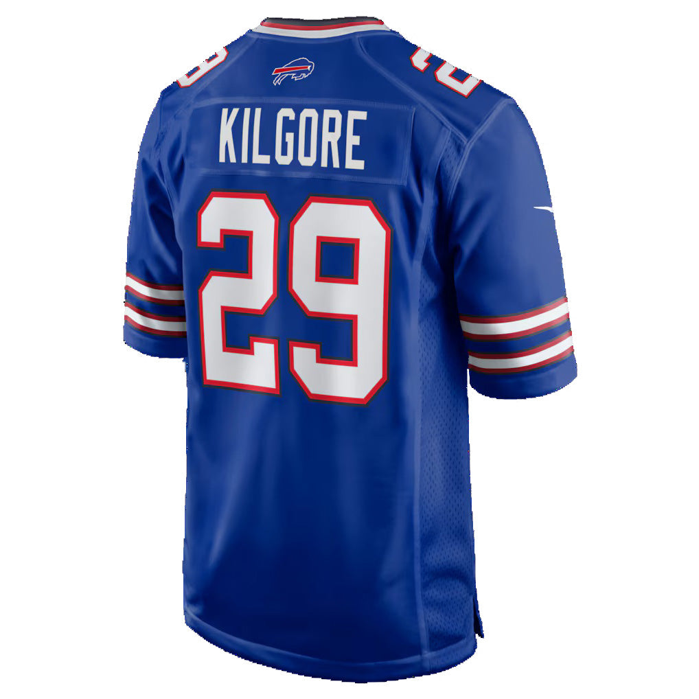 B.Bills #29 Jalon Kilgore Royal Jermy Team Game Jersey