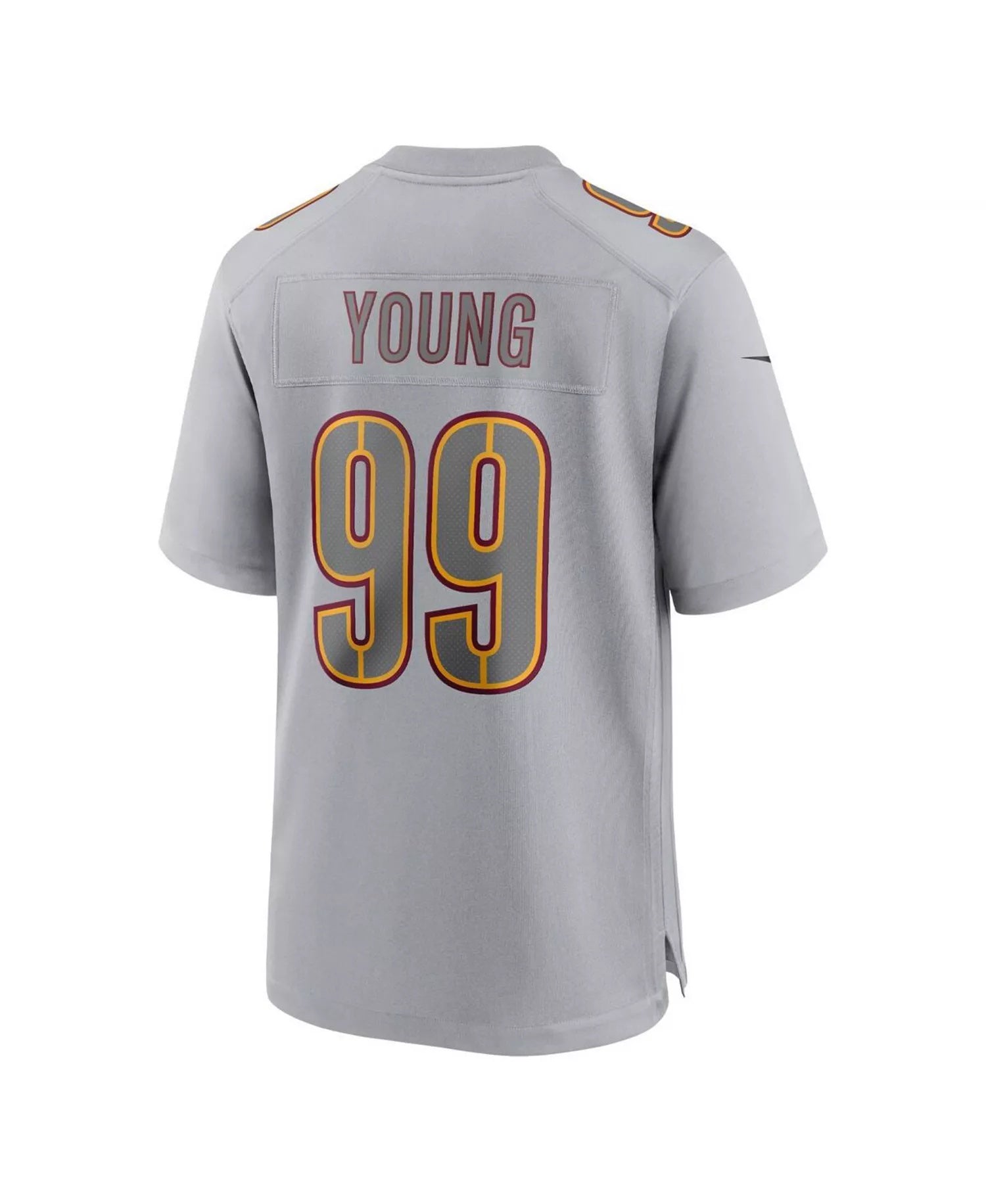 W.Commanders #99 Chase Young Gray Jermy Atmosphere Fashion Game Jersey