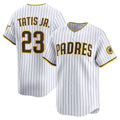 San Diego Padres #23 Fernando Tatis Jr. White Jermy Home Limited Player Jersey