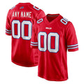 Custom B.Bills Red Jermy Alternate Game Jersey