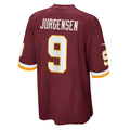 W.Football Team #9 Sonny Jurgensen Burgundy Jermy Retired Player Jersey