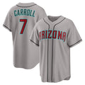 Arizona Diamondbacks #7 Corbin Carroll Gray Jermy Road Replica Jersey