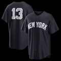 New York Yankees #13 Jazz Chisholm Jr. Navy Jermy Alternate Replica Jersey 2
