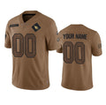 Custom A.Cardinals Active Player 2023 Brown Jermy Salute To Service Limited Stitched Jersey